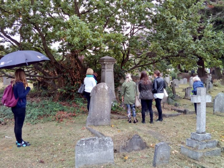 BGIPU staff visited Hampstead Cemetery on 29 September in tribute to IPU Founder Sir William Randal Cremer MP