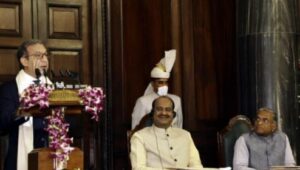 Mr. Pacheco addresses the Indian Parliament © Lok Sabha