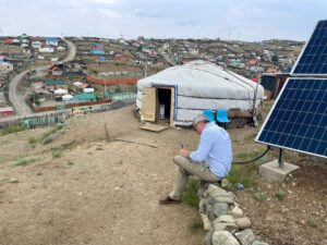 James Wild MP at the URECA Project.