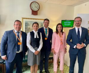 Delegation pictured with the Chairman of Ways and Means, Nusrat Ghani MP