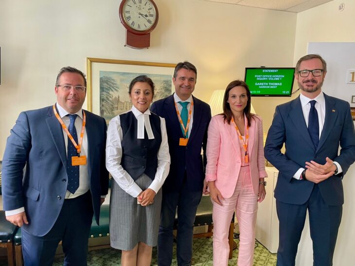 Delegation pictured with the Chairman of Ways and Means, Nusrat Ghani MP