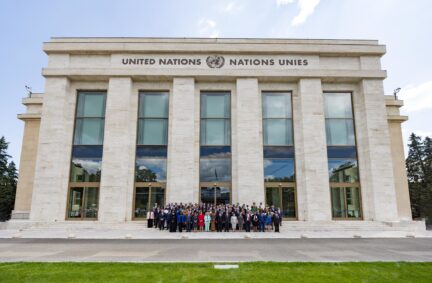 The Conference was jointly hosted by the IPU and the UN at the Palace of Nations, the former home of the UN's predecessor, the League of Nations