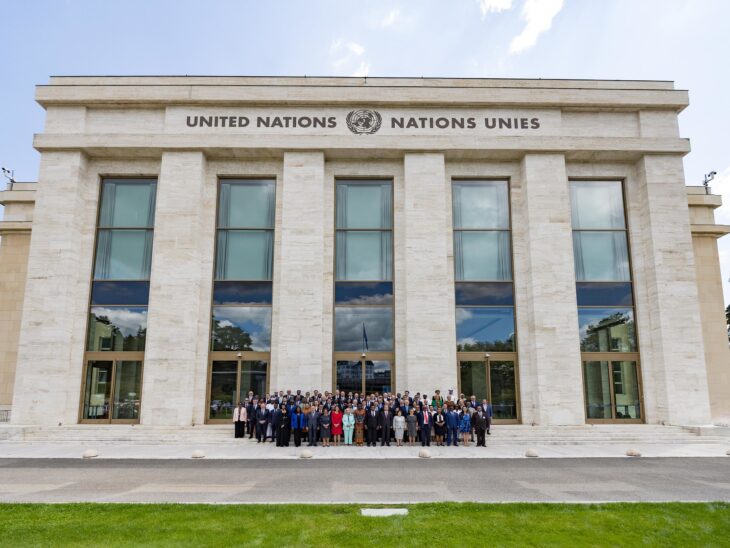 The Conference was jointly hosted by the IPU and the UN at the Palace of Nations, the former home of the UN's predecessor, the League of Nations