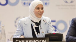 Ms. N. Abu Ghosh, President of IPU's Bureau of Young MPs