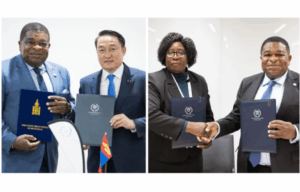 The IPU Secretary General signs agreements with Mongolia and Zambia.