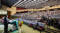 IPU SG Chungong addresses the 149th IPU Assembly held in October 2024 at the CICG which will also host the 151st IPU Assembly