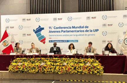 Dan Carden MP spoke on an panel of IPU data on youth participation