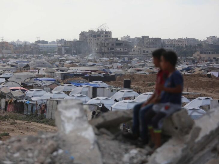 Gaza City, on September 25, 2025 (Hassan Jedi / Anadolu via AFP)