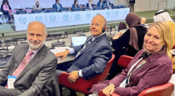 UK Governing Council members, Fabian Hamilton MP, Lord Rennard and Rt Hon Dame Karen Bradley DBE MP at the 151st IPU Assembly