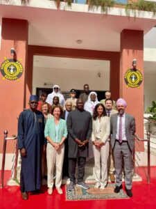 UK Delegation with the Minister of Defence