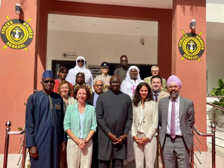 UK Delegation with the Minister of Defence