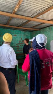 Delegates visit the MSI health clinic