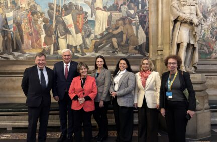Visiting Lithuania delegation with Baroness Scott and Sir John Whittingdale MP