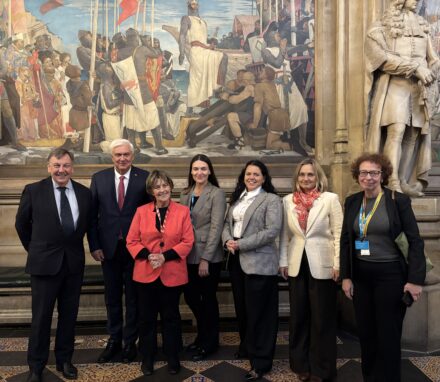 Visiting Lithuania delegation with Baroness Scott and Sir John Whittingdale MP