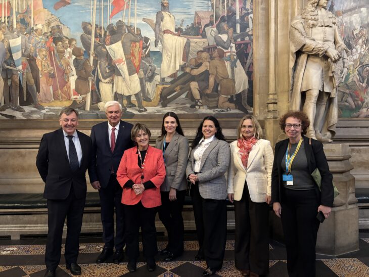 Visiting Lithuania delegation with Baroness Scott and Sir John Whittingdale MP