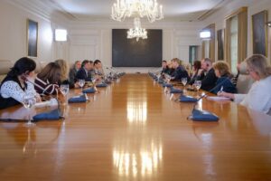 Delegation meeting with President Petro in the Presidential Palace