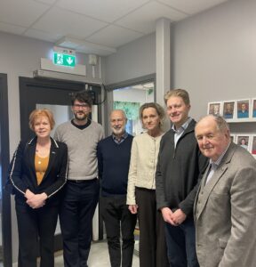 Parliamentarians met with Boel Godner, Mayor of Södertälje.