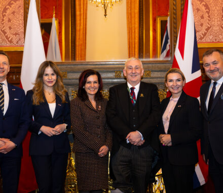 Delegation with Mr Speaker in Speaker's House. © House of Commons