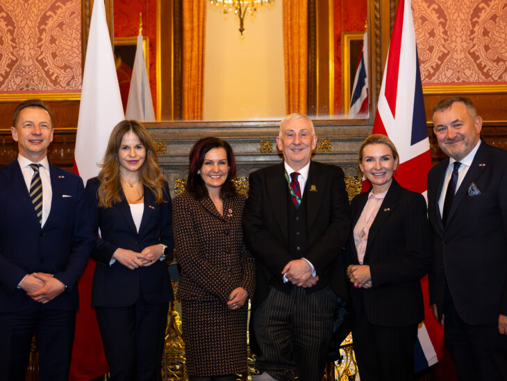 Delegation with Mr Speaker in Speaker's House. © House of Commons