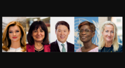 The five candidates in alphabetical order from left to right.