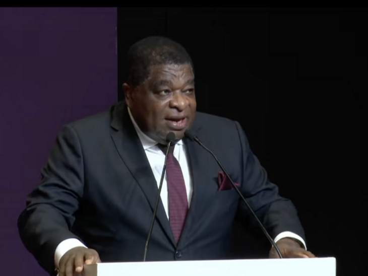 IPU SG Martin Chungong addresses the AI Impact Summit, in New Delhi