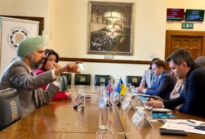 Ukraine Delegation meets the Chair of the Defence Committee, Tan Dhesi MP