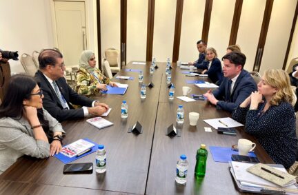 UK delegation in bilateral talks with the delegation of Bahrain