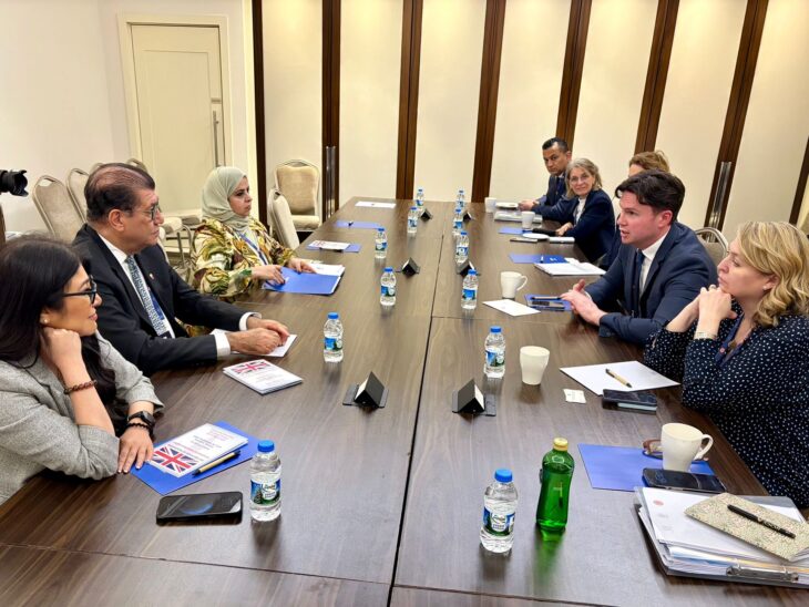 UK delegation in bilateral talks with the delegation of Bahrain