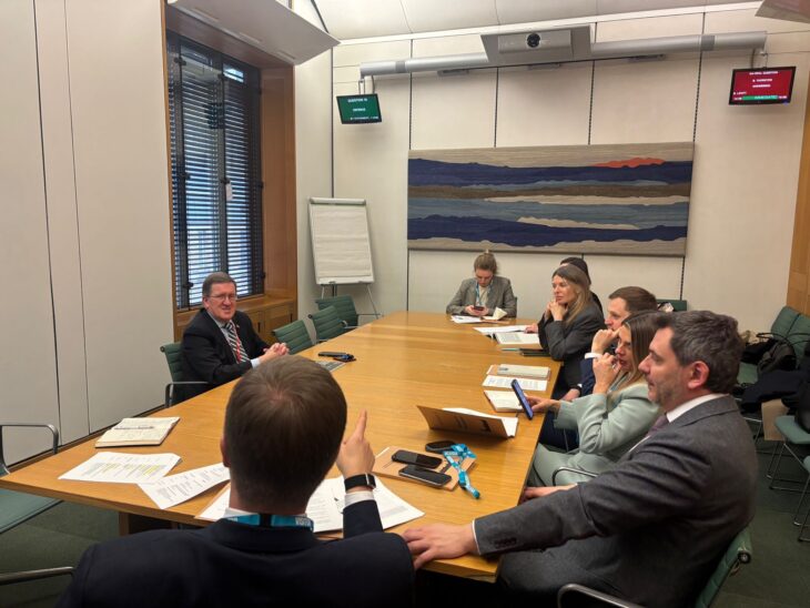 Ukraine Delegation meets former NATO SG Lord Robertson