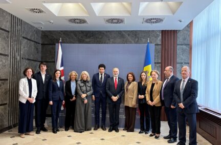 UK Delegation with the UK Friendship Group in the Moldovan Parliament