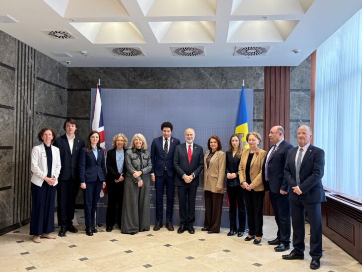 UK Delegation with the UK Friendship Group in the Moldovan Parliament