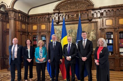 UK Delegation with Marius-Gabriel Lazurca, Presidential Adviser for National Security in Romania