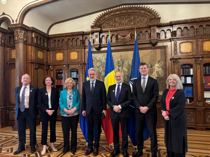 UK Delegation with Marius-Gabriel Lazurca, Presidential Adviser for National Security in Romania