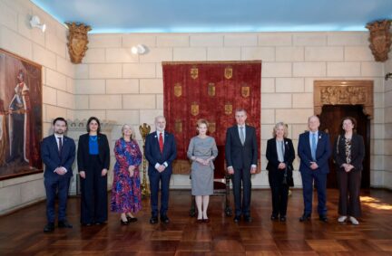UK Delegation with HM Margareta, Custodian of the Romanian Crown, and HRH Radu
