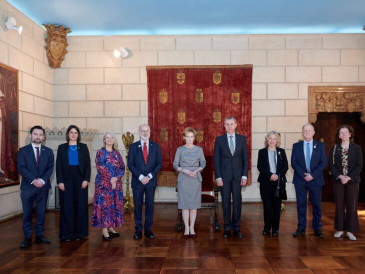 UK Delegation with HM Margareta, Custodian of the Romanian Crown, and HRH Radu