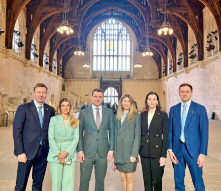 The Ukraine Delegation in Westminster Hall