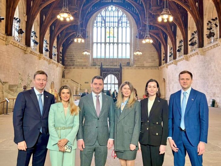 The Ukraine Delegation in Westminster Hall