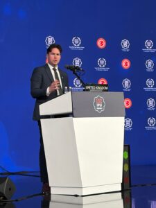 UK Delegation Leader Dan Carden MP addresses the general debate