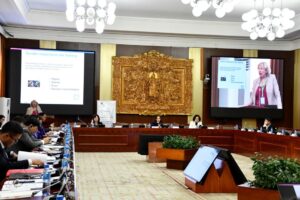 An IPU workshop on gender equality in the Parliament of Mongolia.© Parliament of Mongolia