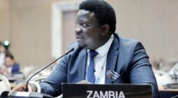 MP Imanga Wamunyima, Secretary of the Zambian Youth Caucus. © IPU