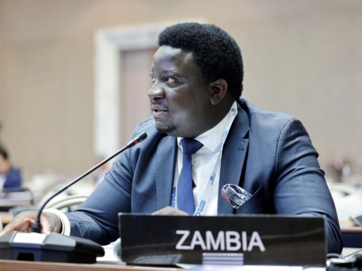 MP Imanga Wamunyima, Secretary of the Zambian Youth Caucus. © IPU