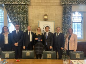 Italian Delegation meet Solicitor General for England and Wales, Ellie Reeves MP