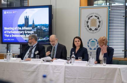 Both Fabian Hamilton and President-elect of Belarus, Sviatlana Tsikhanouskaya, spoke in the opening sessions alongside Wendy Morton MP, Chair of the APPG for Freedom and Democracy in Belarus