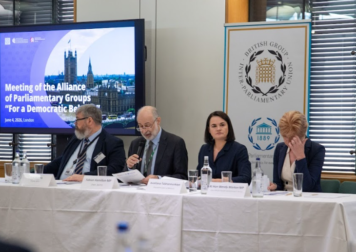 Both Fabian Hamilton and President-elect of Belarus, Sviatlana Tsikhanouskaya, spoke in the opening sessions alongside Wendy Morton MP, Chair of the APPG for Freedom and Democracy in Belarus
