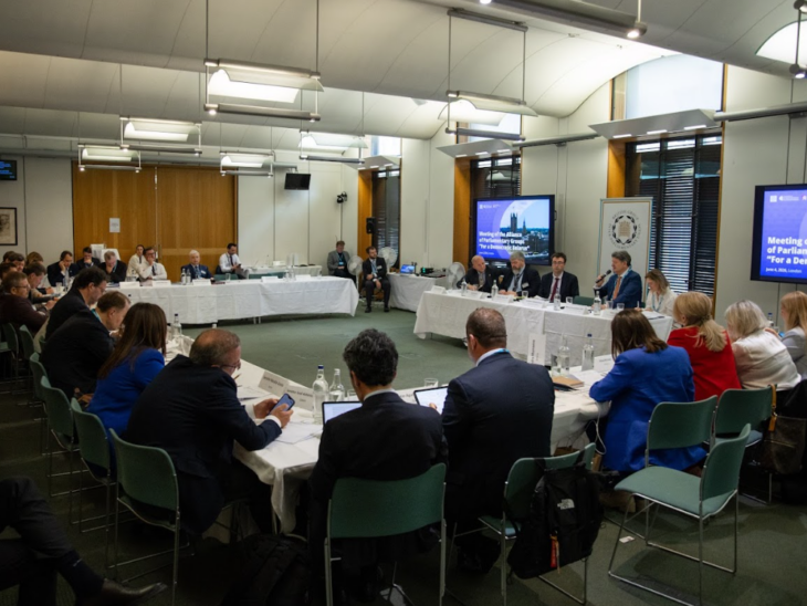 The meeting brought together representatives of 9 national parliaments, the European Parliament and PACE, as well as speakers from the Belarusian democratic forces.