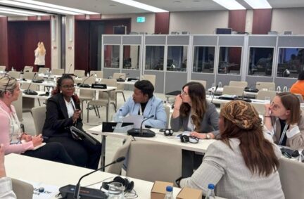 Rosie Wrighting MP acts as Rapporteur during small group discussions
