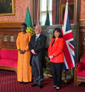 Speaker of the House of Commons, Sir Lindsay Hoyle MP, meets the IPU President and Secretary General