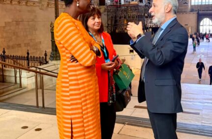 BGIPU Chair Fabian Hamilton MP hosted the IPU leadership to the Palace of Westminster