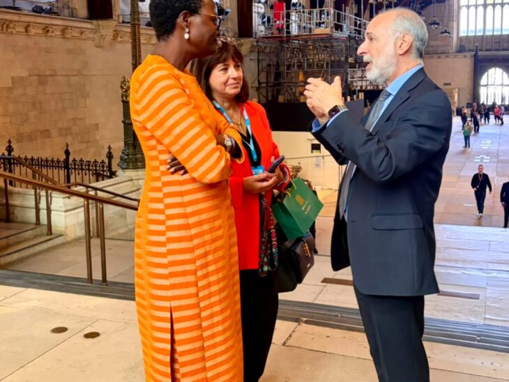 BGIPU Chair Fabian Hamilton MP hosted the IPU leadership to the Palace of Westminster