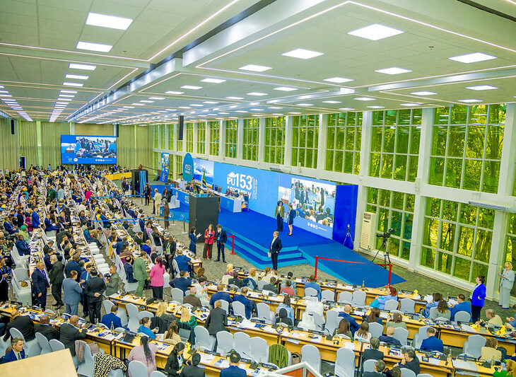The 153rd IPU Assembly was attended by close to 700 parliamentarians from over 130 countries, including 50 Speakers and 45 Deputy Speakers of Parliaments.